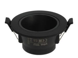VITO - Inbouwspot GU10 - 75mm - Zwart