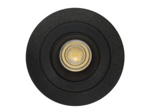 VITO Orbis-A - Ronde Led Opbouwspot Plafond - 9W 1080lm 3CCT IP20 - Verstelbaar 30° - 9x10cm - Zwart