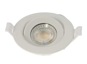 VITO Niko - Ronde Led Inbouwspot 7W - 658lm 3CCT 3000K/4200K/6500K - Wit - 70mm - Zaagmaat 38°