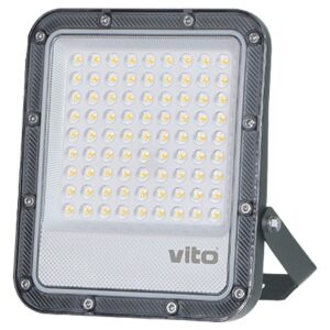 VITO - LED Schijnwerper 50W - 7500lm 4000K IP66 - Met OSRAM SMD LEDs - Wit - LED Floodlight