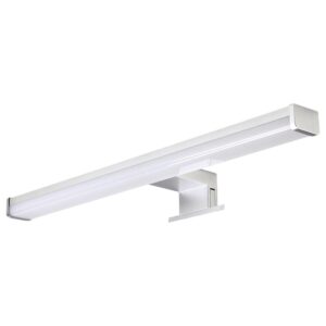 VITO Ariel - Badkamerlamp Led 8W - 680lm 4000K IP44 - 400x101x44mm - Mat Nikkel afwerking - Waterbestendig