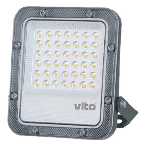 VITO - LED Schijnwerper 30W - 4500lm 4000K IP66 - Met OSRAM SMD LEDs - Wit - LED Floodlight