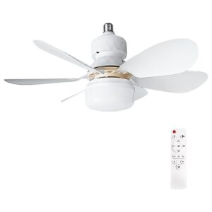 VITO Fanlux-A6 - Plafondventilator met LED Lamp 12W - 42cm - 1020lm - CCT 3000K/4500K/6500K - Wit - Met Afstandsbediening