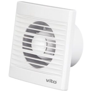 VITO Venti-A100 - Badkamerventilator 100mm - 30dB fluister - 12W - Wit - 180m3 - 2400rpm