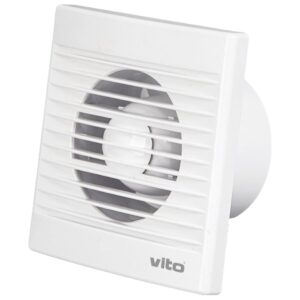 VITO Venti-A120 - Badkamerventilator 120mm - 30dB fluister - 15W - Wit - 220m3 - 2200rpm