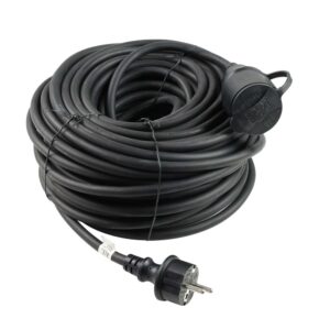 Technik Industrieel Verlengsnoer 1-voudig - 30m Kabel - 3x2.5mm² H07RN-F - IP44 - 16A