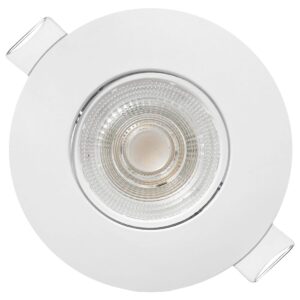 Modee LED Inbouwspot Rond - 4.9W 480 Lumen - 4000K Neutraal Wit - IP23 Ø90mm - Wit - 1 stuk