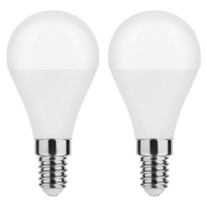 Modee E14 LED Lamp - 8.5W 806LM 2700K - Warm Wit - LED Globe Mini G45 - Vervangt 60W Halogeen Gloeilamp - 2 stuks