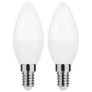 Modee E14 LED Lamp - 8.5W 806LM 2700K - Warm Wit - LED Kaarslamp C37 - Vervangt 60W Halogeen Gloeilamp - 2 stuks
