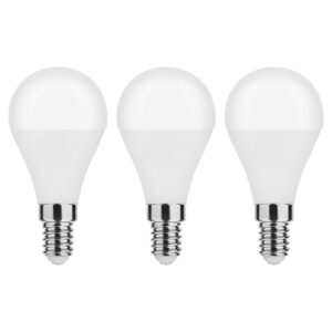 Modee E14 LED Lamp - 8.5W 806LM 6000K - Daglicht Wit - LED Globe Mini G45 - Vervangt 60W Halogeen Gloeilamp - 3 stuks