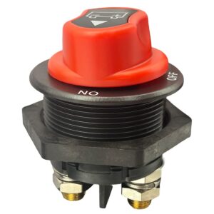 ProRide Accuschakelaar 200A 32V DC - Hoofdschakelaar - Batterij Isolator Aan/Uit - Opbouw