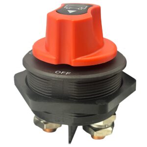 ProRide Accuschakelaar 300A 12-24V DC - Zware Uitvoering - Batterij Isolator Aan/Uit - Opbouw