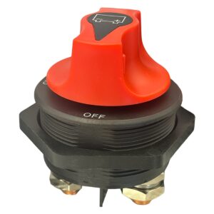 ProRide Accuschakelaar 300A 12-48V DC - Zware Uitvoering - Batterij Isolator Aan/Uit - Opbouw