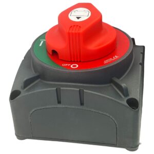 ProRide Accuschakelaar 600A 12-24V DC - Zware Uitvoering - Batterij Isolator Aan/Uit - Opbouw