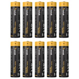 Technik Oplaadbare Batterij Li-Ion 18650 - 3400 mAh - 3.7V - Cilindrische Accu - 10 stuks