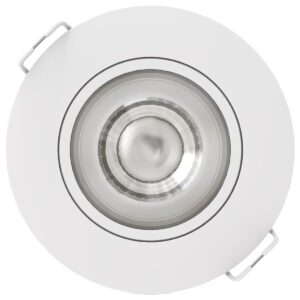 Modee LED Inbouwspot Rond Dimbaar - 4W 480 Lumen - Instelbare Lichtkleur 3000K/4000K/6500K - IP44 Ø80mm - Wit - 1 stuk