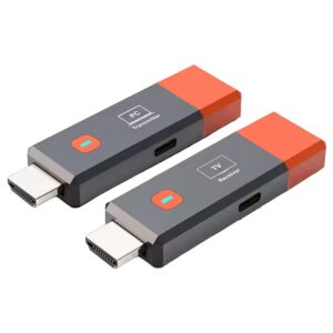 HDMI-Zender En Ontvanger - Draadloze Beeldoverdracht - 1080p Resolutie - Bereik Tot 50 Meter - Zwart