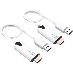 HDMI-Zender En Ontvanger - Draadloze Beeldoverdracht - 1080p Resolutie - Bereik Tot 30 Meter - Zwart
