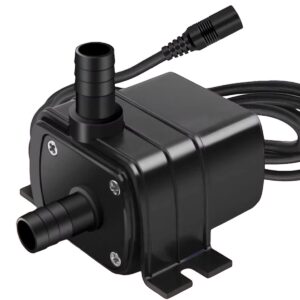Micro-Dompelpomp - Borstelloos DC 12V 4,8W - 3 Meter Opvoerhoogte - Voor Watercirculatie