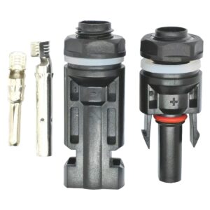 PV-Diodeconnector - 1-Polig - IP67 - Met Krimpcontact - Tegen Terugstroom - Zwart