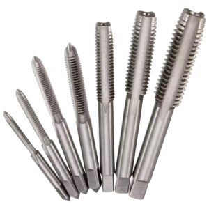 HSS-Schroeftapset - M3 Tot M12 - Metrische Rechtshandige Schroefdraad - Voor Metaal - 7 stuks