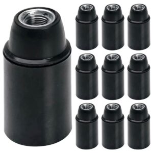 VITO Lamphouder E14 - Zwart - E14 fitting - 10 stuks