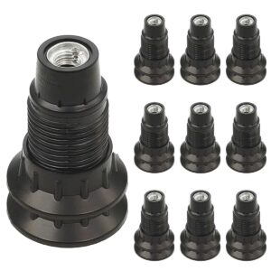VITO Lamphouder E14 - Zwart - Lamphouder - E14 fitting - 10 stuks