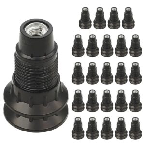 VITO Lamphouder E14 - Zwart - Lamphouder - E14 fitting - 25 stuks