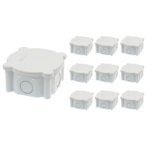 VITO Ronde Lasdoos opbouw 90mm - IP40 - Kunststof aansluitdoos - 10 stuks