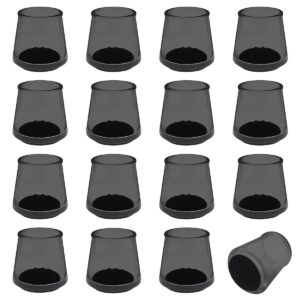 Orbit Essentials - Stoelpootdoppen Rond 35mm (26-30mm) - Anti-Kras Viltjes - Zwart - 16 stuks