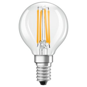 Osram LED Filament Lamp E14 - 3,4 W 470lm 4000K - Neutraal Wit Licht - P45 - Vervangt 40W - Dimbaar - 1 stuk