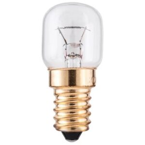 Patron Koelkastlamp E14 - T22 - 25W 24V 2300K - Extra Warm Wit Licht - Helder - Voor Koelkast - 1 stuk