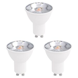 VITO FOCUS - LED Spot GU10 - 7W 560lm 2700K - Warm Wit Licht - Lichthoek 10° - Wit - 15.000 uur - 3 stuks