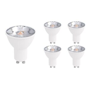 VITO FOCUS - LED Spot GU10 - 7W 560lm 2700K - Warm Wit Licht - Lichthoek 10° - Wit - 15.000 uur - 5 stuks