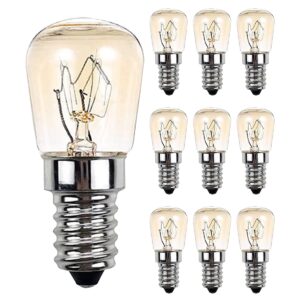VITO Frigo - Koelkastlamp E14 - 25W 300lm 2800K - Warm Wit Licht - T26 - Koelkast Lampje - 10 stuks