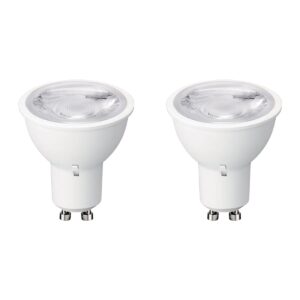 VITO ADVANCE-PRO - LED Spot GU10 - 6W 660lm 3CCT 2700/4000/6400K - Lichthoek 38° - Wit - 35.000 uur - 2 stuks