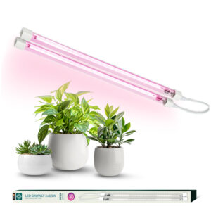 Kobi GROWLY LED-kweeklamp - 2x8.5W - 50cm - Voor plantenrekken - Voor groei en bloei