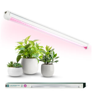 Kobi GROWLY LED-kweeklamp - 9W - 59.3cm - Koppelbaar - Voor plantenrekken - Voor groei en bloei