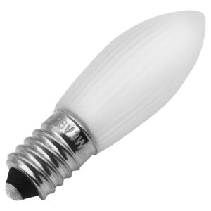 Reserve Kerstlampje E10 - Gloeilamp - 16V/3W - Warm Wit Licht - 2200K - 13 Lumen - Dimbaar - Mat