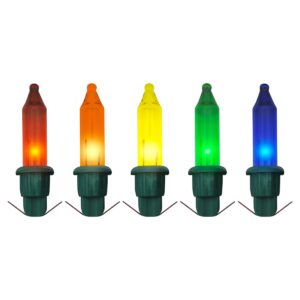 OE Lightning Reserve Kerstlampjes Gekleurd - Set van 5 - Groene Insteek Fitting - 2.5V/0.425W - Vijf kleuren