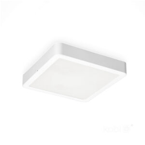 Kobi LED-plafondlamp - 24W - Inbouw en opbouw - Vierkant - 22.5x22.5cm - 4000K - 2400 lumen - Wit