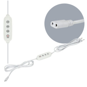 Kobi GROWLY Voedingskabel met timer - Geschikt voor 15W en 2x8.5W - 3 meter