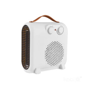 Kobi Elektrische ventilatorkachel - 2000W - Thermostaat - 2 warmtestanden - Koudeluchtstand - Wit