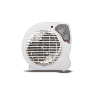 Kobi Elektrische ventilatorkachel - 2000W - Thermostaat - Oververhittingsbeveiliging - Wit